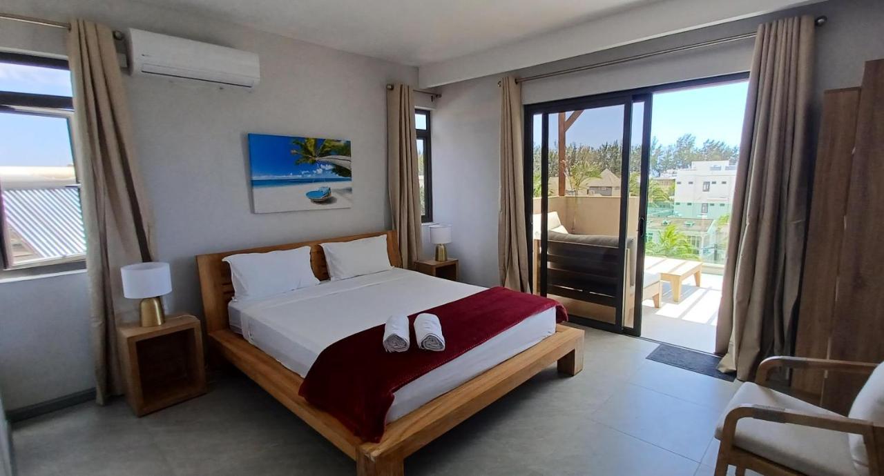 Splendide Penthouse Vue Mer A 5 Mn A Pied De La Plage Flic-en-Flacq Buitenkant foto