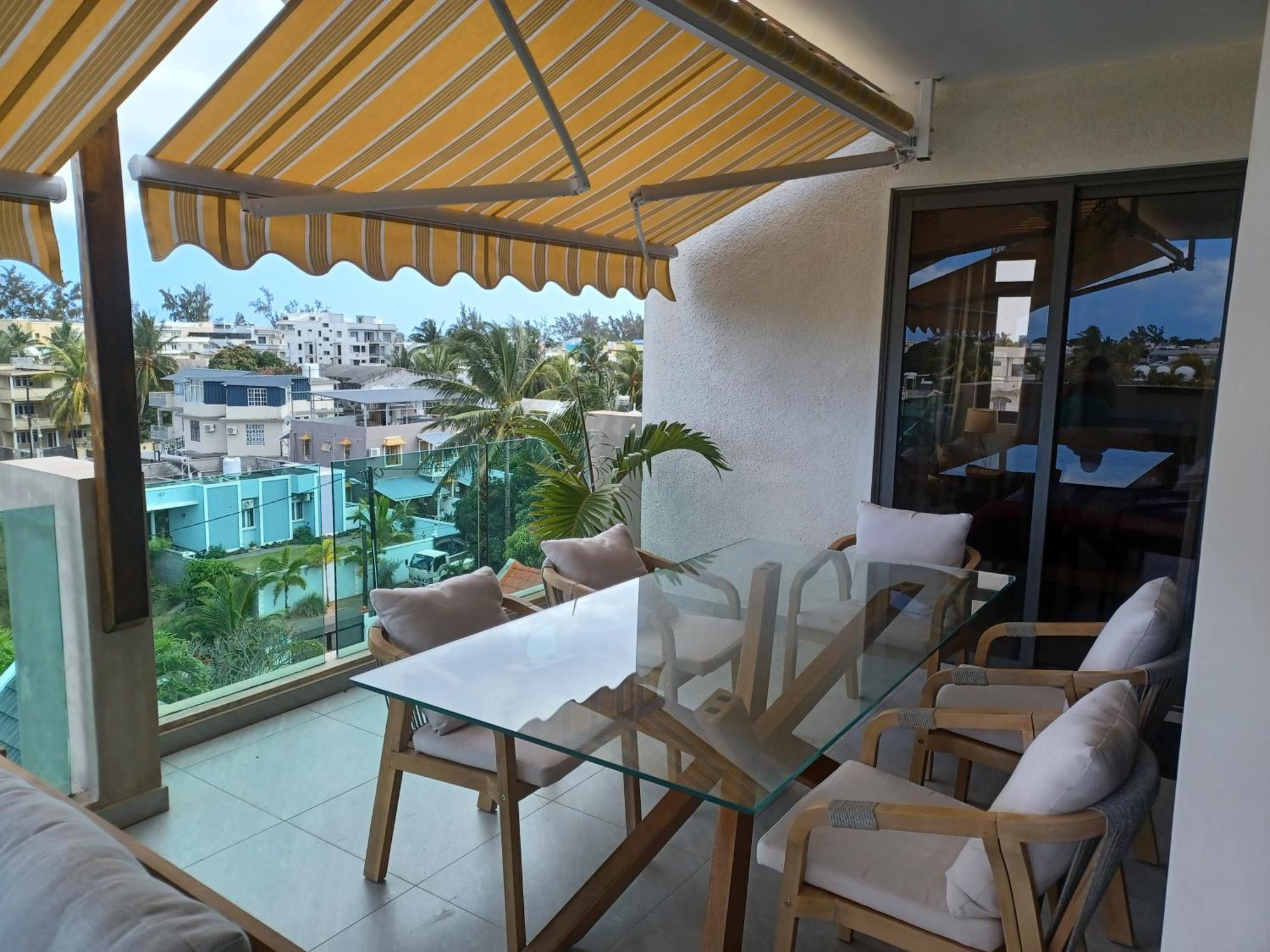 Splendide Penthouse Vue Mer A 5 Mn A Pied De La Plage Flic-en-Flacq Buitenkant foto