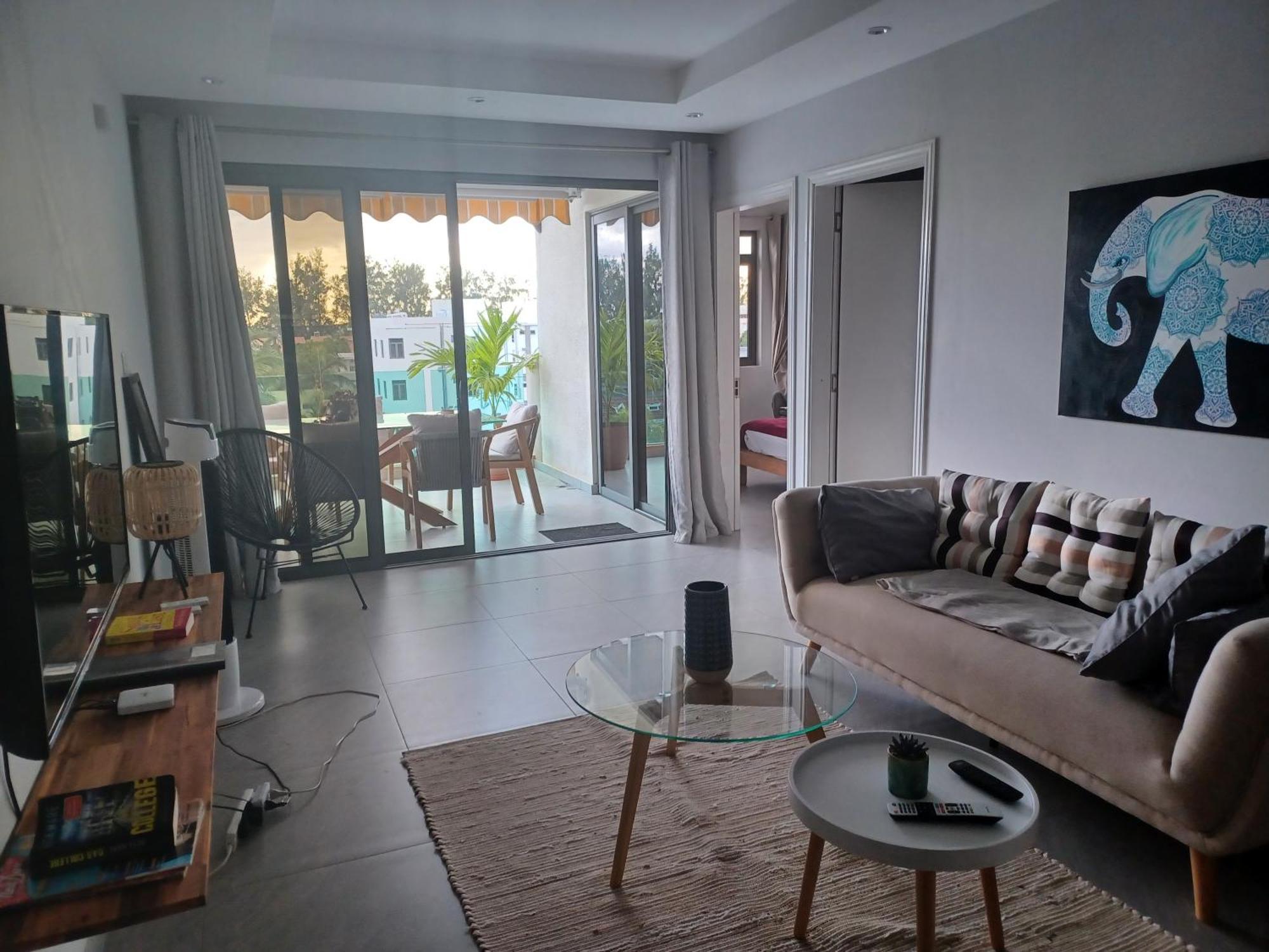 Splendide Penthouse Vue Mer A 5 Mn A Pied De La Plage Flic-en-Flacq Buitenkant foto