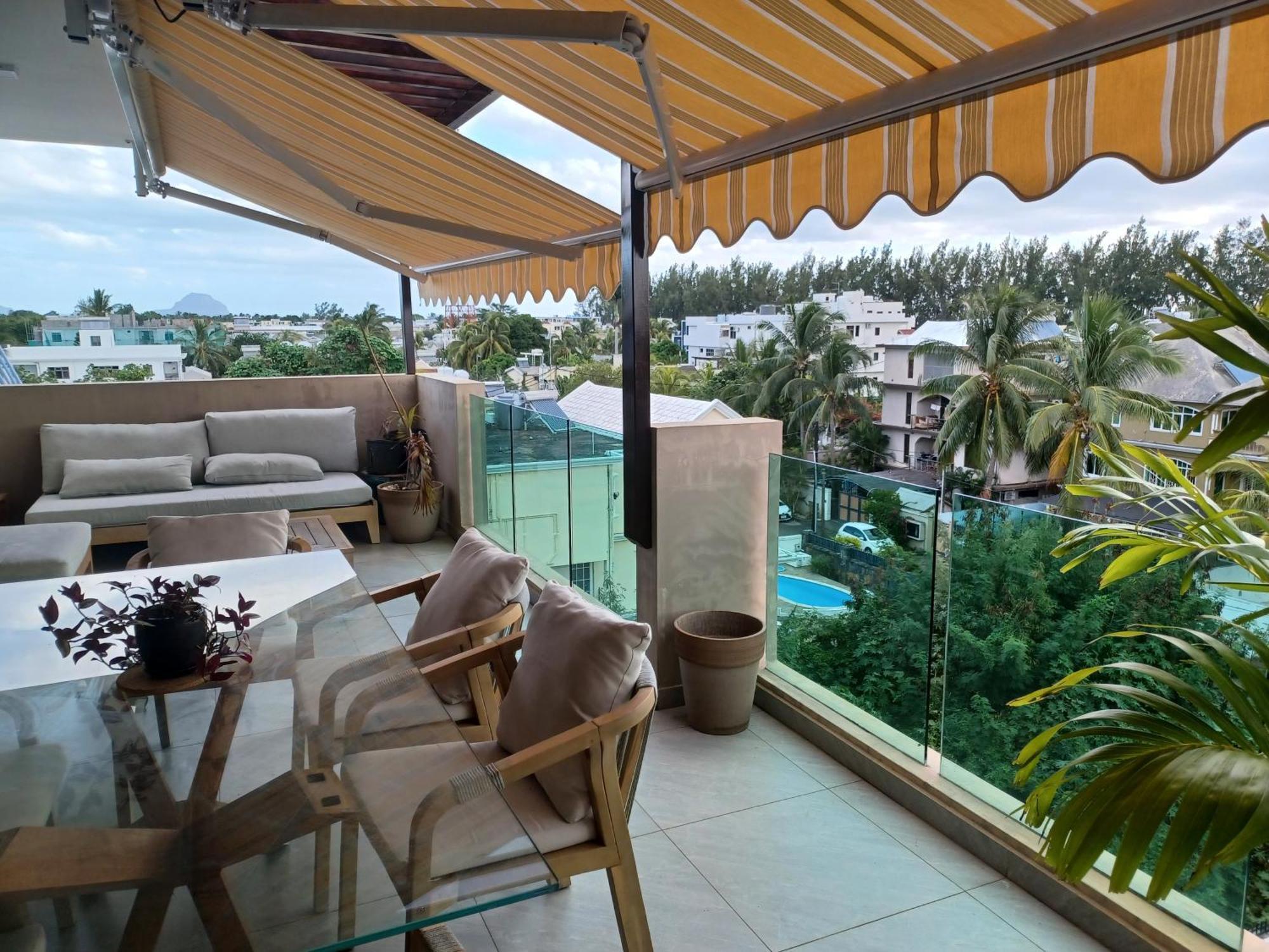 Splendide Penthouse Vue Mer A 5 Mn A Pied De La Plage Flic-en-Flacq Buitenkant foto
