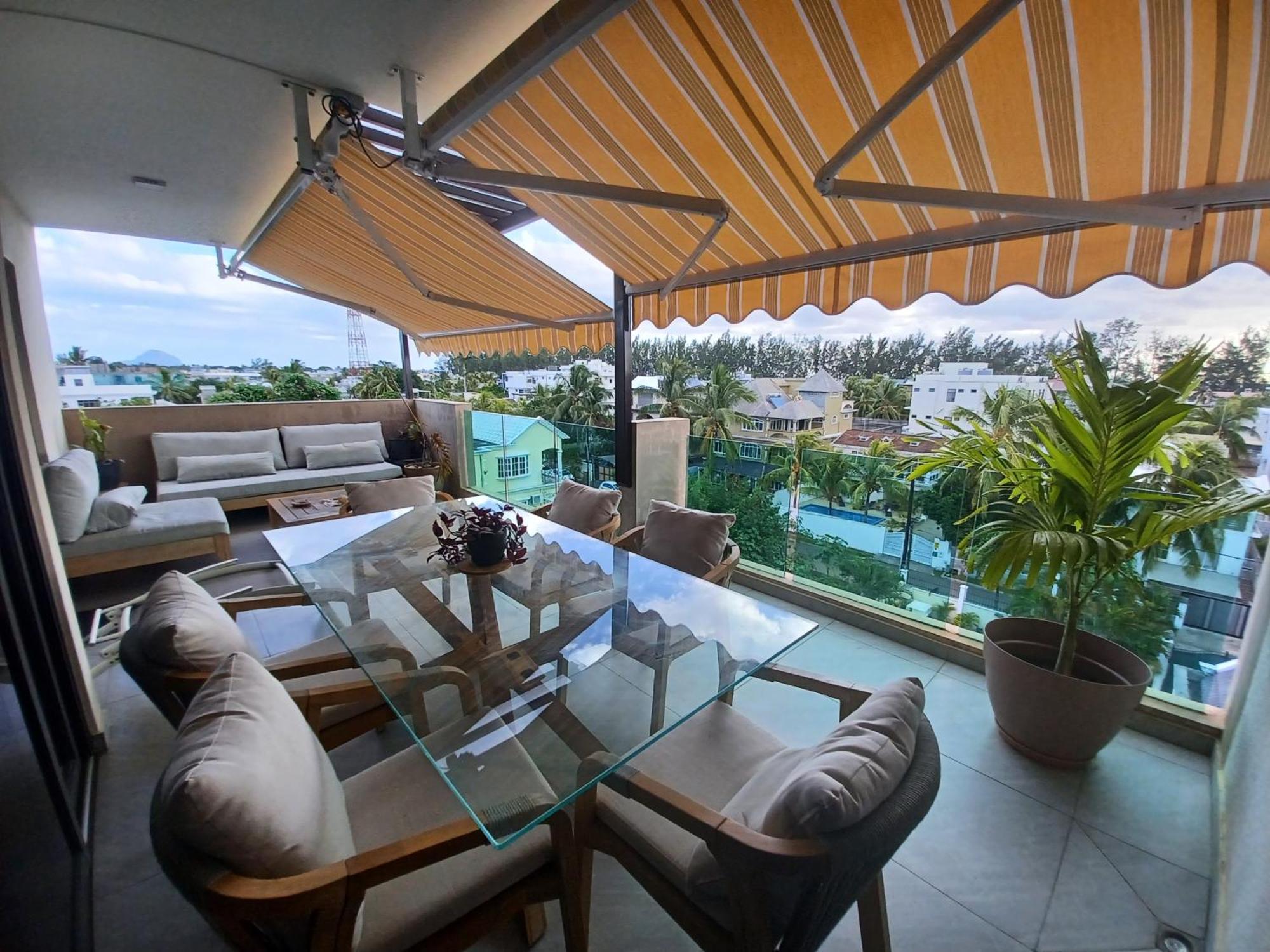 Splendide Penthouse Vue Mer A 5 Mn A Pied De La Plage Flic-en-Flacq Buitenkant foto